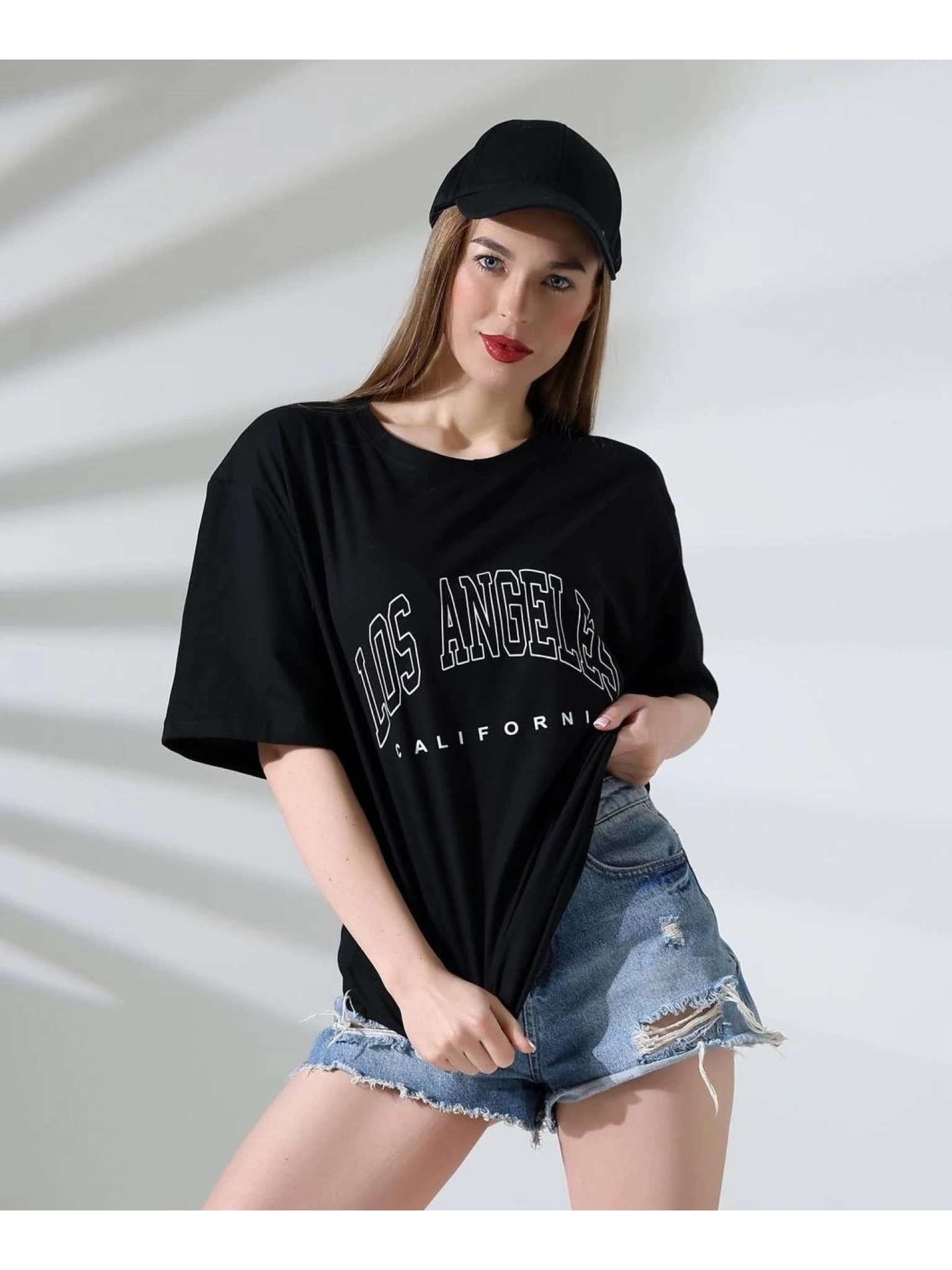 Angeles baskılı tişört