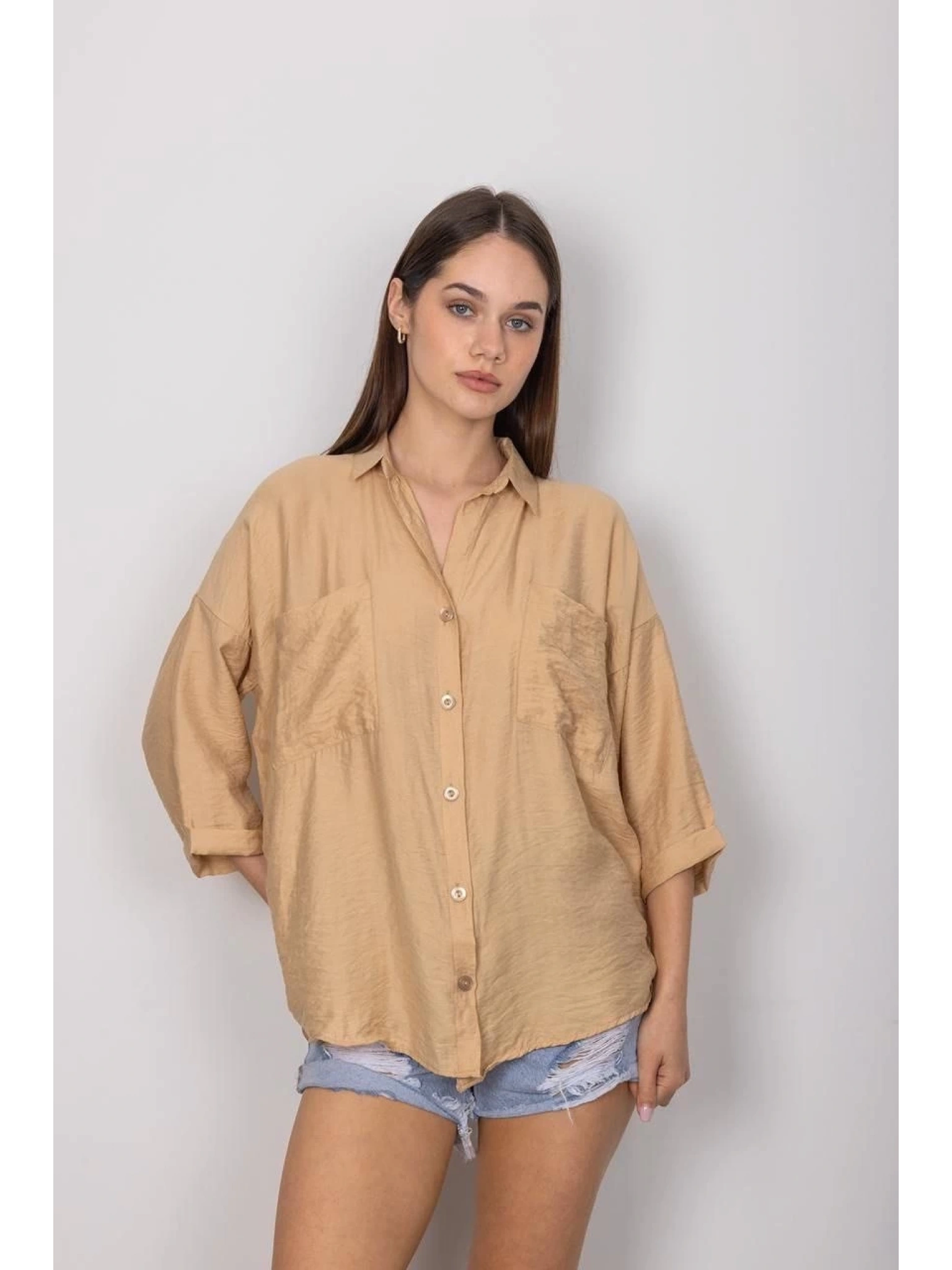 Cepli salaş gömlek t1010