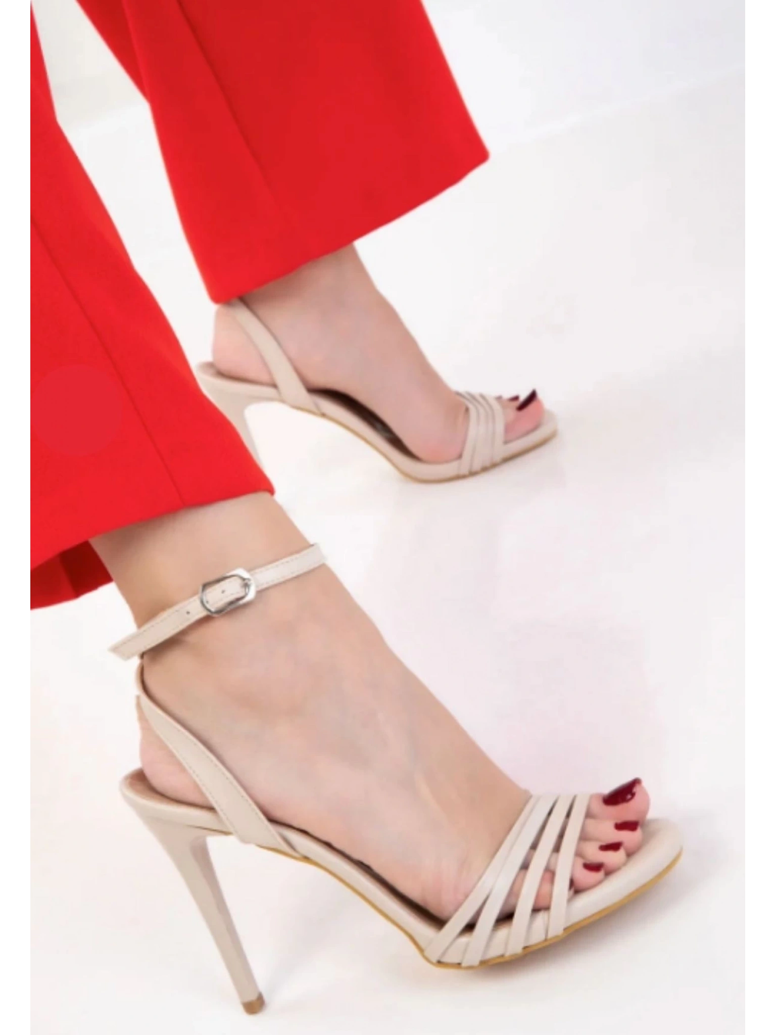 Coze Nude Topuklu Ayakkabı