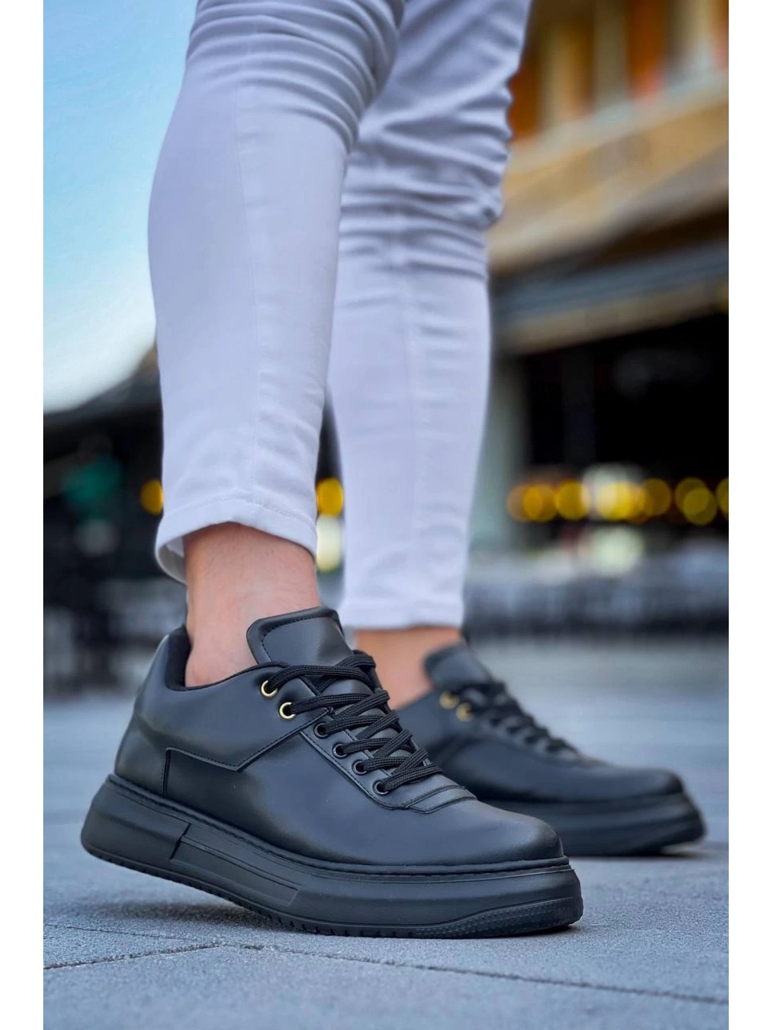 KB-X20 Kuback Kömür Cilt  Günlük Erkek Ayakkabı