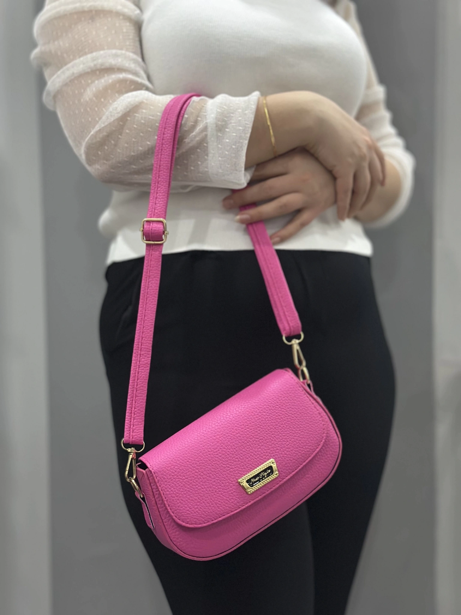 Pembe cilt jessi çanta