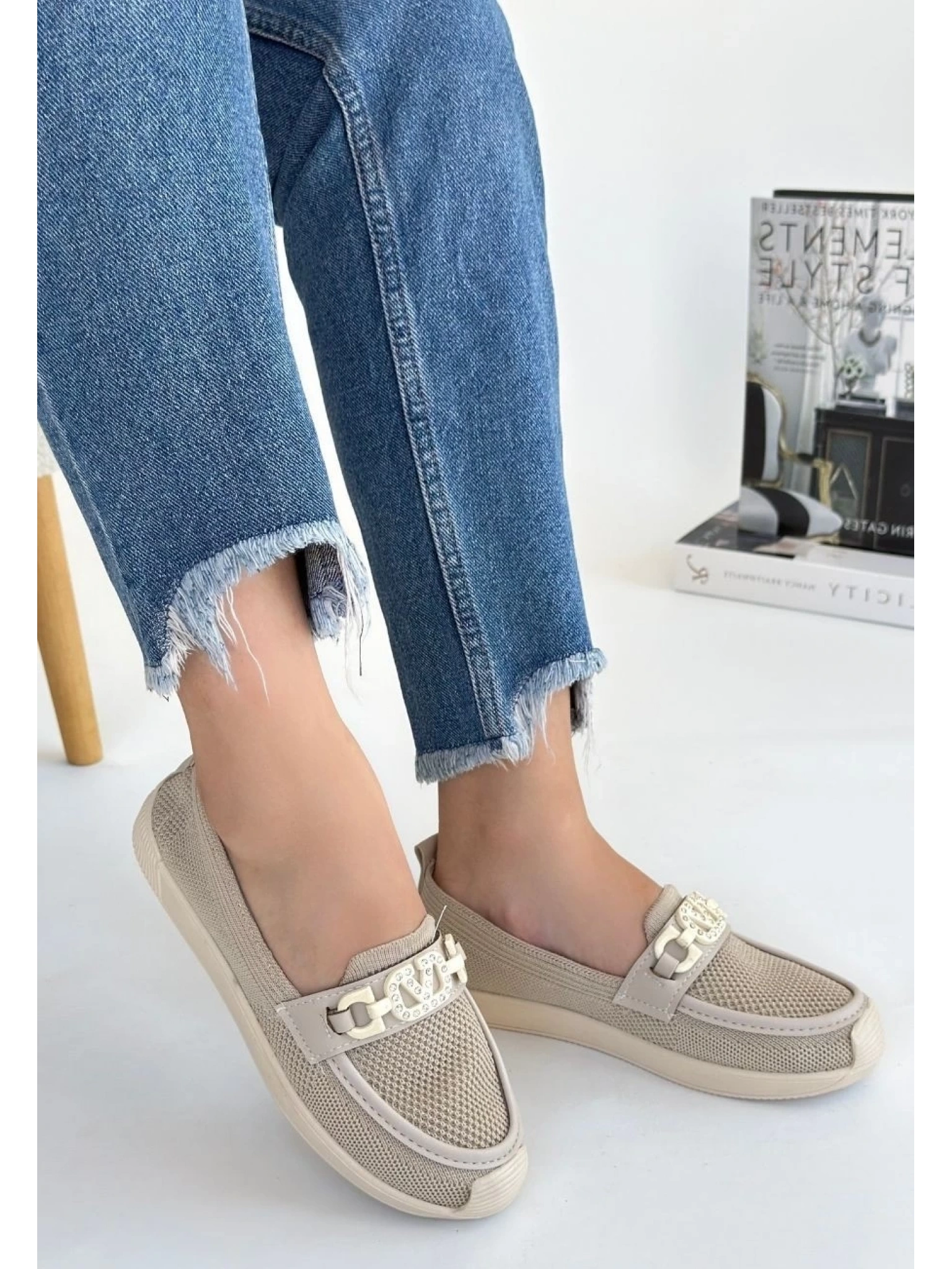 Wata Bej Triko Babet Ayakkabı