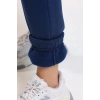 3 iplik şardonlu paça lastikli eşofman lacivert is001