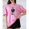 Ayıcıklı oversize tişört