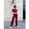 Bol paça pantolonlu alt üst takım
