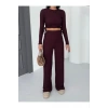 Bubble alt üst takım bordo pt510446