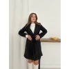 Cepli kuşaklı kaşe kaban antrasit st26458