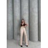 Çımalı keten pantolon