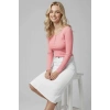 Çıtçıt Detaylı Bluz Pembe T4343