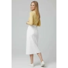 Çıtçıt Detaylı Bluz Sarı T4343