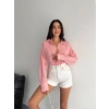 Çizgili oversize gömlek