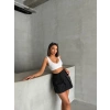 Çizgili şort etek