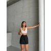 Çizgili şort etek