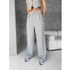 Essential yelek pantolon takım gri s255254
