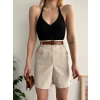 Gabardin kumaş şort