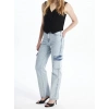Kargo cep kar yıkama jeans pantolon