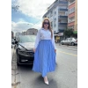 Kraş etek bebemavi
