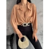 Modal oversize cepli gömlek