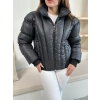 Puffer kısa mont siyah st25534
