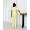 V aksesuarlı ottoman takım sarı s255850