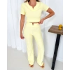 V aksesuarlı ottoman takım sarı s255850