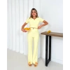 V aksesuarlı ottoman takım sarı s255850