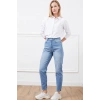 Yüksek bel mom jean pantolon