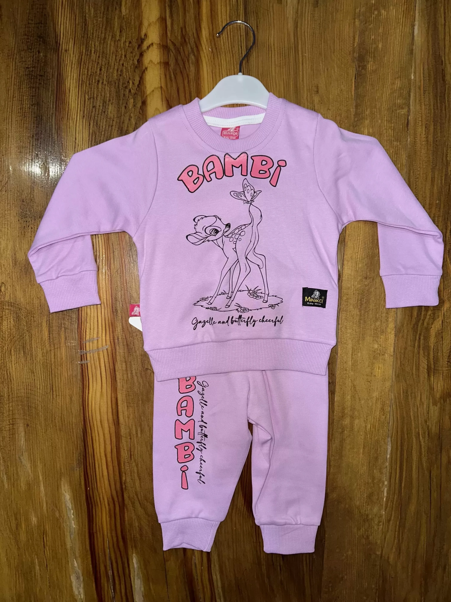 6-24 aylık bambi çocuk takımı lila