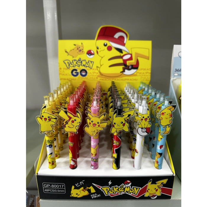 0.7 UÇLU KALEM POKEMON 48 Lİ