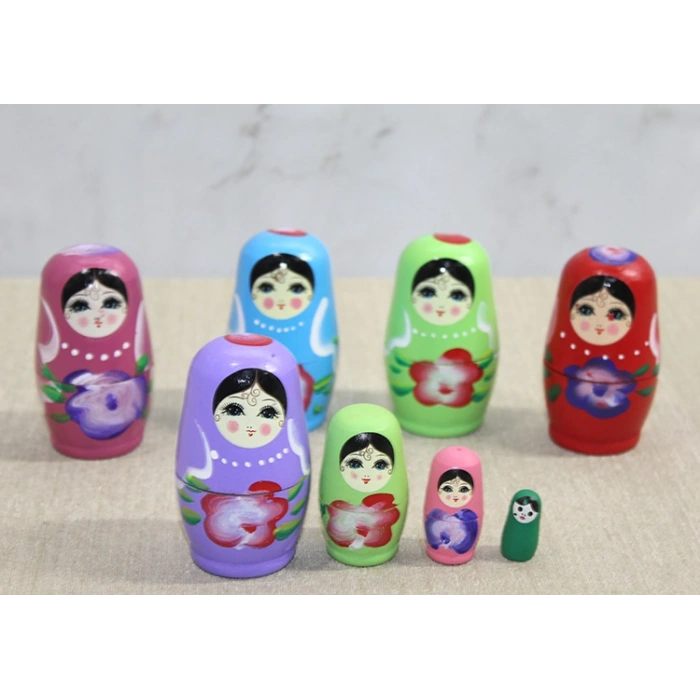 4Lü Ahşap Matruşka Alk3814