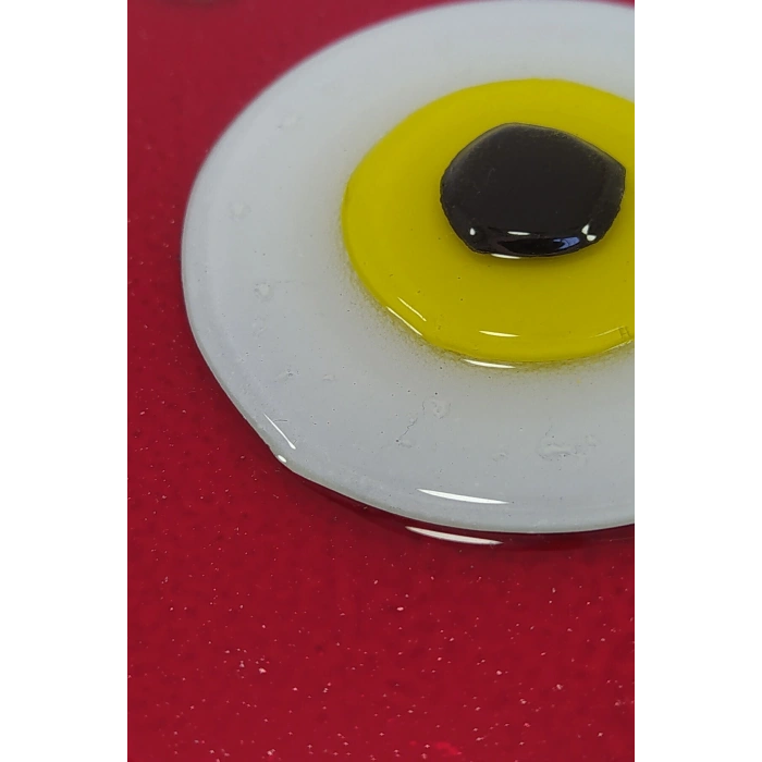 Kırmızı Cam Nazar Boncuğu 12cm