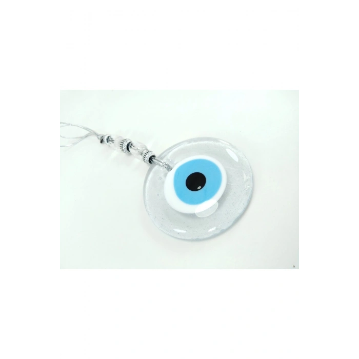 Saydam El Yapımı Büyük Cam Nazar Boncuğu 9 Cm Özel Tasarım Hediyelik Duvar Dekoru