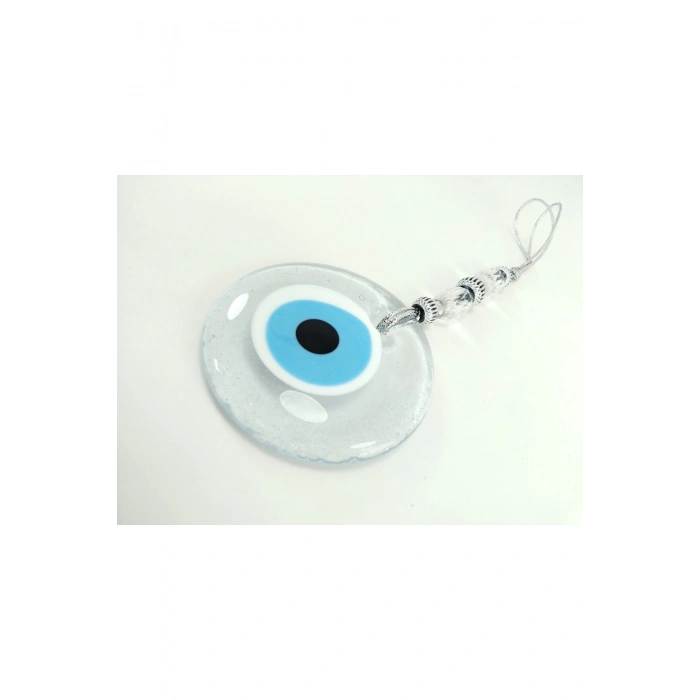 Saydam El Yapımı Büyük Cam Nazar Boncuğu 9 Cm Özel Tasarım Hediyelik Duvar Dekoru