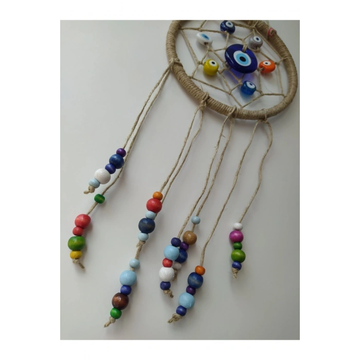 El Yapımı Nazarlık Düş Kapanı Duvar Dekoru Dream Catcher