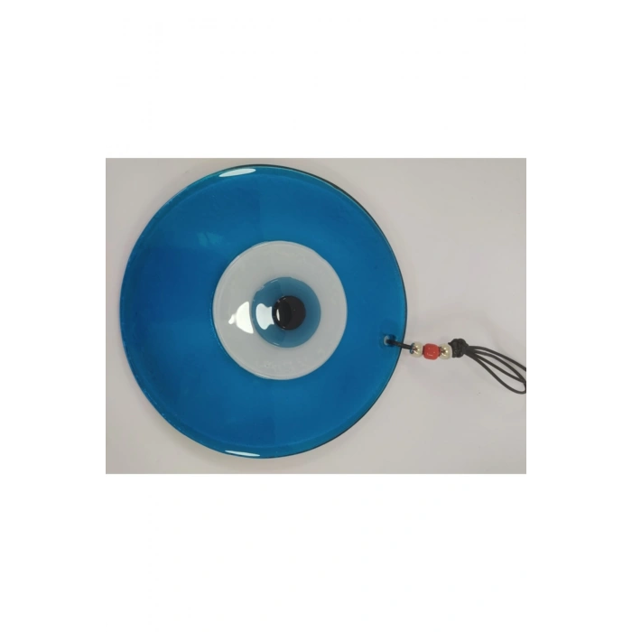 Turkuaz Nazar Boncuğu El Yapımı Duvar Dekoru 16 Cm