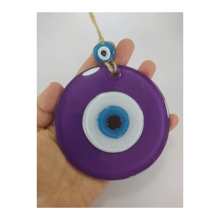 Opak Mornazar Boncuğu 10 Cm El Yapımı Cam Duvar Dekoru Hediyelik Eşya