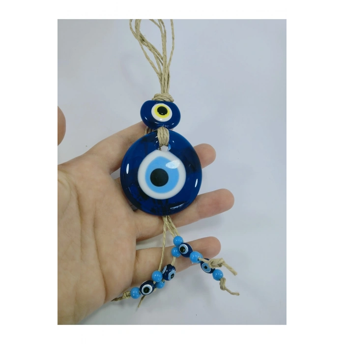 Cam Nazar Boncuğu El Yapımı Duvar Dekoru Hediyelik Eşya