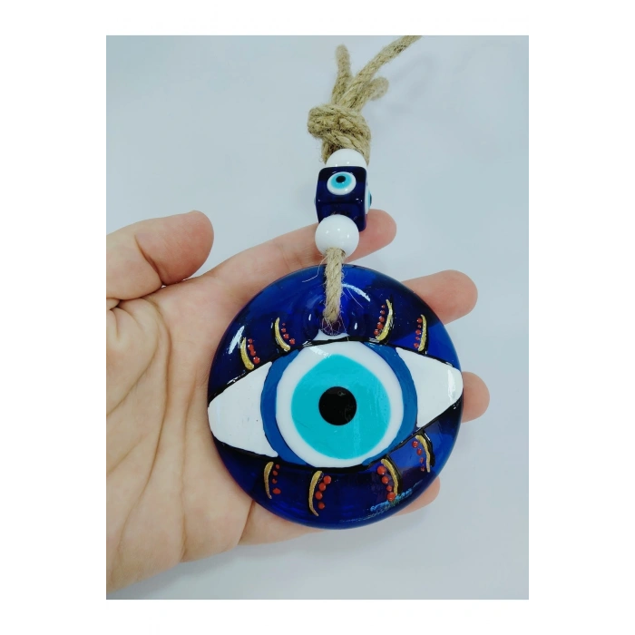 El Yapımı Nazar Boncuğu 8 Cm El Yapımı Duvar Dekoru