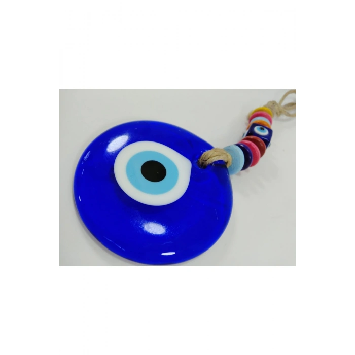 Nazar Boncuğu Duvar Dekoru 7 Cm El Yapımı Cam Özel Tasarım Renkli Hediyelik Eşya