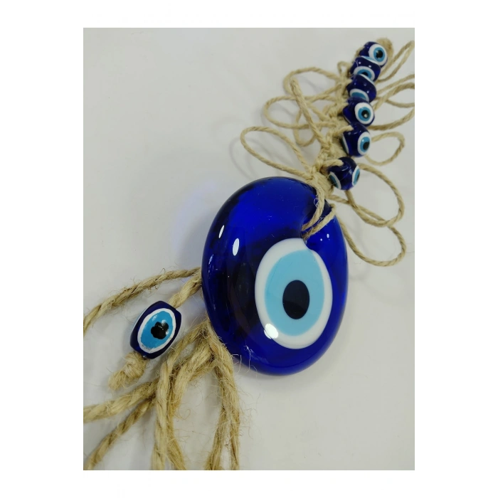 Nazar Boncuğu Duvar Dekoru El Yapımı Cam Hediyelik Eşya 5 Cm