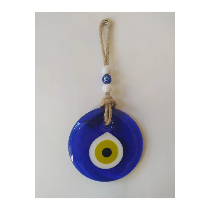 Nazar Boncuğu Duvar Dekoru 9 Cm El Yapımı Cam Dekoratif Hediyelik Eşya
