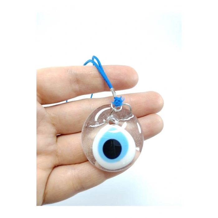 Saydam Nazar Boncuğu Araba Dikiz Ayna Süsü El Yapımı Cam Hediyelik Aksesuar