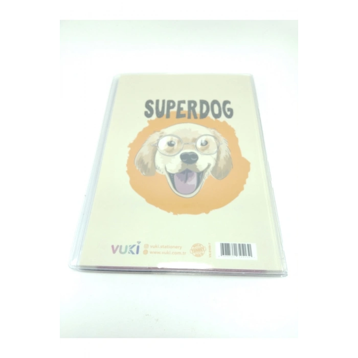 Hediyelik Defter A5 Boy Simli Ve Sulu Şeffaf Köpek Temalı Defter Okula Başlangıç Hediyesi