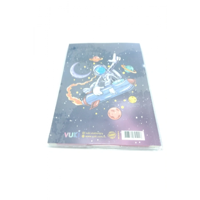 Hediyelik Defter A5 Boy Simli Ve Sulu Şeffaf Roket Temalı Defter Okula Başlangıç Hediyesi