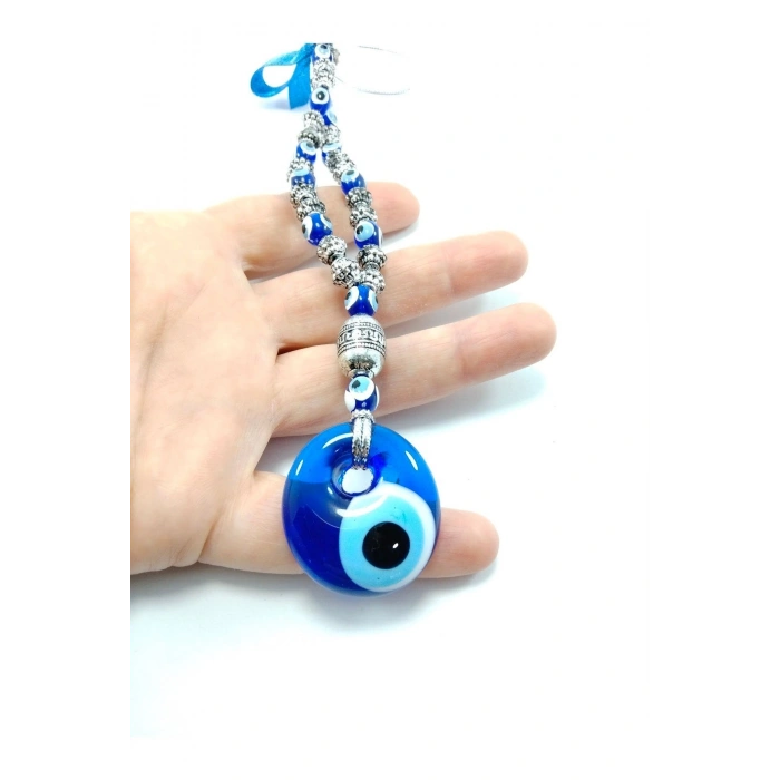 Nazar Boncuğu Araba Dikiz Ayna Süsü El Yapımı Cam Hediyelik Aksesuar