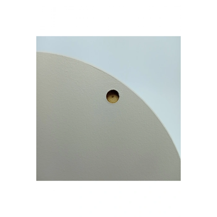 Minimalist Kanvas Nazar Boncuğu El Yapımı Ahşap Büyük Nazarlık 25 Cm Hediyelik Eşya
