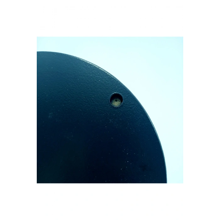 Minimalist Siyah Nazar Boncuğu El Yapımı Ahşap Büyük Nazarlık 20 Cm Hediyelik Eşya