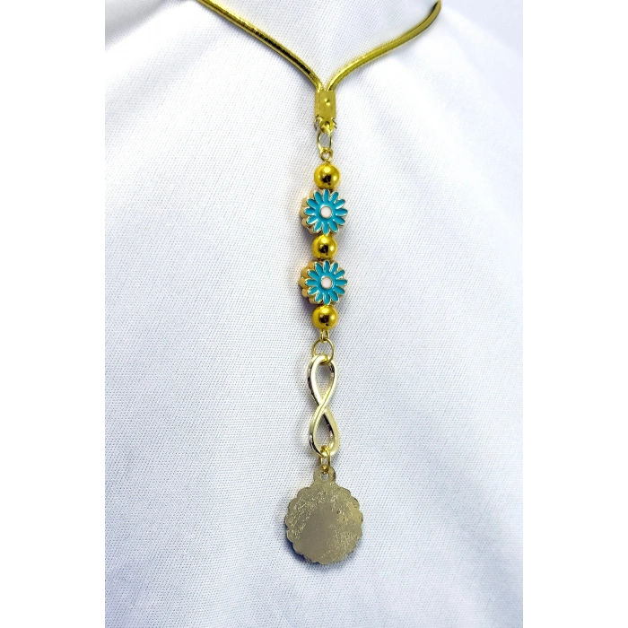 Mavi Papatya Araba Dikiz Ayna Süsü, Yeni Araba Hediyesi