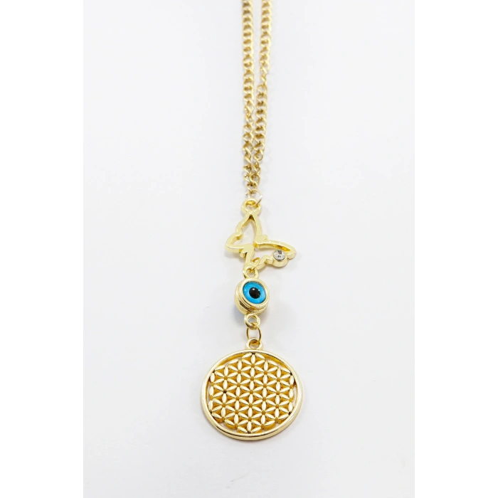 Gold Renkli Parlak Taşlı Kelebek Lotus Çiçekli Araba Dikiz Ayna Süsü, Yeni Araba Hediyesi
