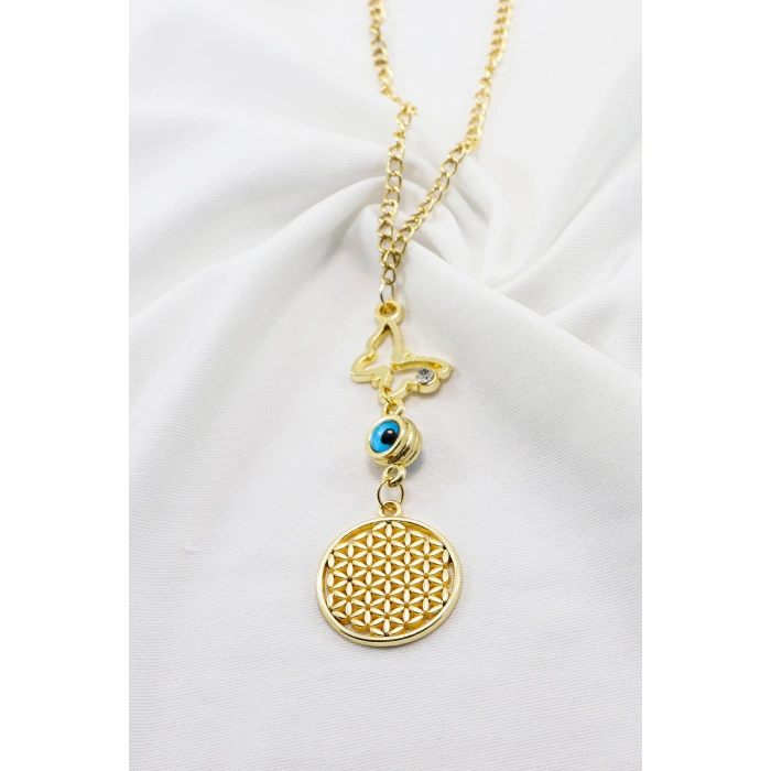Gold Renkli Parlak Taşlı Kelebek Lotus Çiçekli Araba Dikiz Ayna Süsü, Yeni Araba Hediyesi